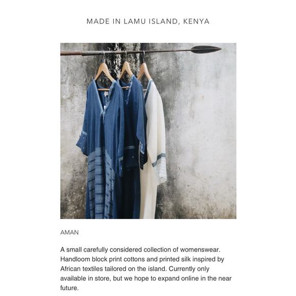 Aman Lamu Kenya Dress S/M Africa Timeless Peasant Boho Unique Flowy Tribal - Picture 4 of 13